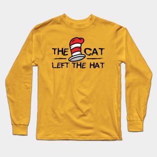 THE CAT LEFT THE HAT Long Sleeve T-Shirt